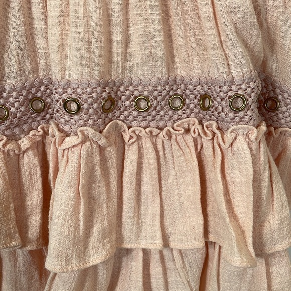 MISA Los Angelos Dress S Layered Look 87% Cotton 13% Rayon Some Wear - Picture 7 of 16